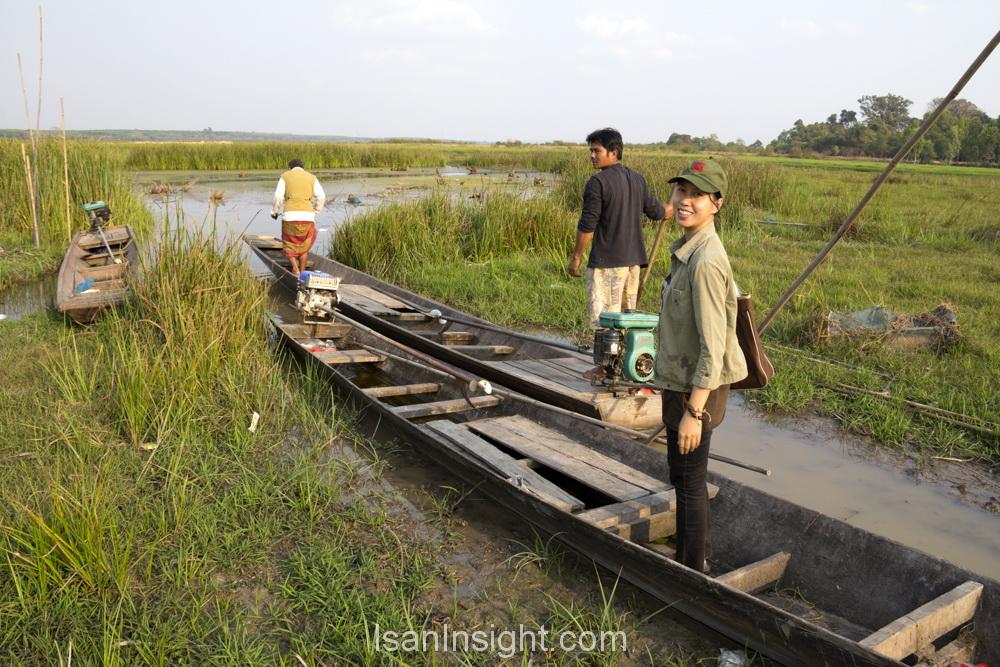 ลงเรือที่ดอนหอกุดทิง