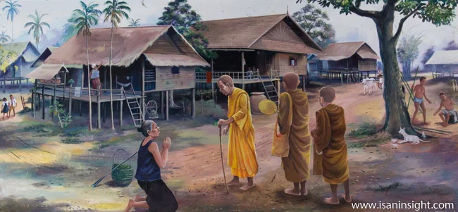 พระมหาธาตุแก่นนคร วัดหนองแวง ขอนแก่น จิตรกรรมฝาผนัง ประวัติศาสตร์