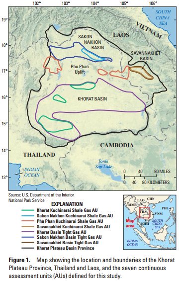 แผ่นเปลือกโลกอินโดจีน ที่ราบสูงโคราช พื้นที่ภาคอีสาน ภูมิศาสตร์ ภาคตะวันออกเฉียงเหนือ