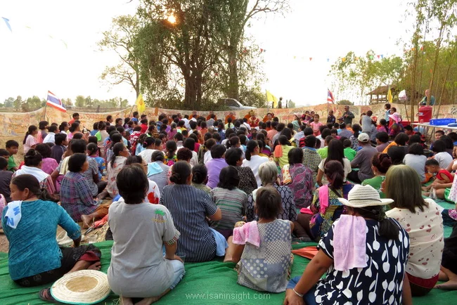 วัฒนธรรมอีสาน บุญผะเหวด บุญพระเวส พระเวสสันดร วัดบ้านลาน วัดมัชฌิมวิทยาราม บ้านลาน ขอนแก่น