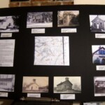 แผนที่แสดงบริเวณสำคัญทางประวัติศาสตร์ของเมือง พิพิธภัณฑ์ท้องถิ่น อเมริกา พีวอคี วิสคอนซิน